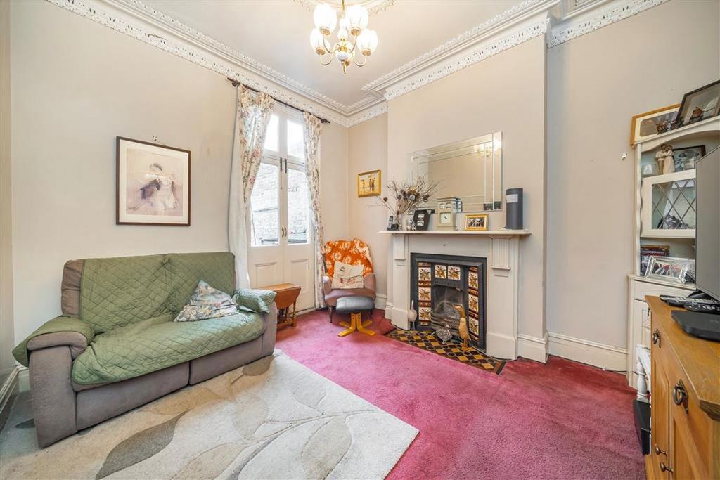 Living room, fireplace