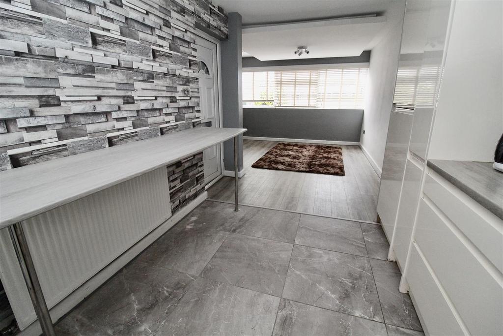 Open Plan Entrance Hallway and Kitchen