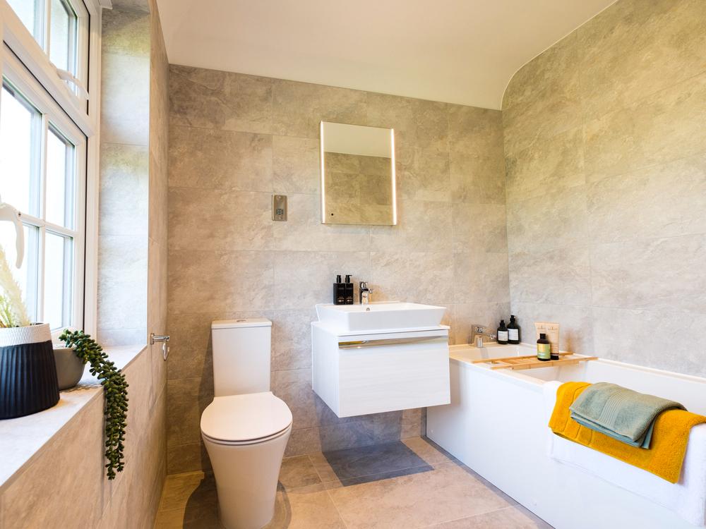 Bathroom of the Stratford Lifestyle, a 3...