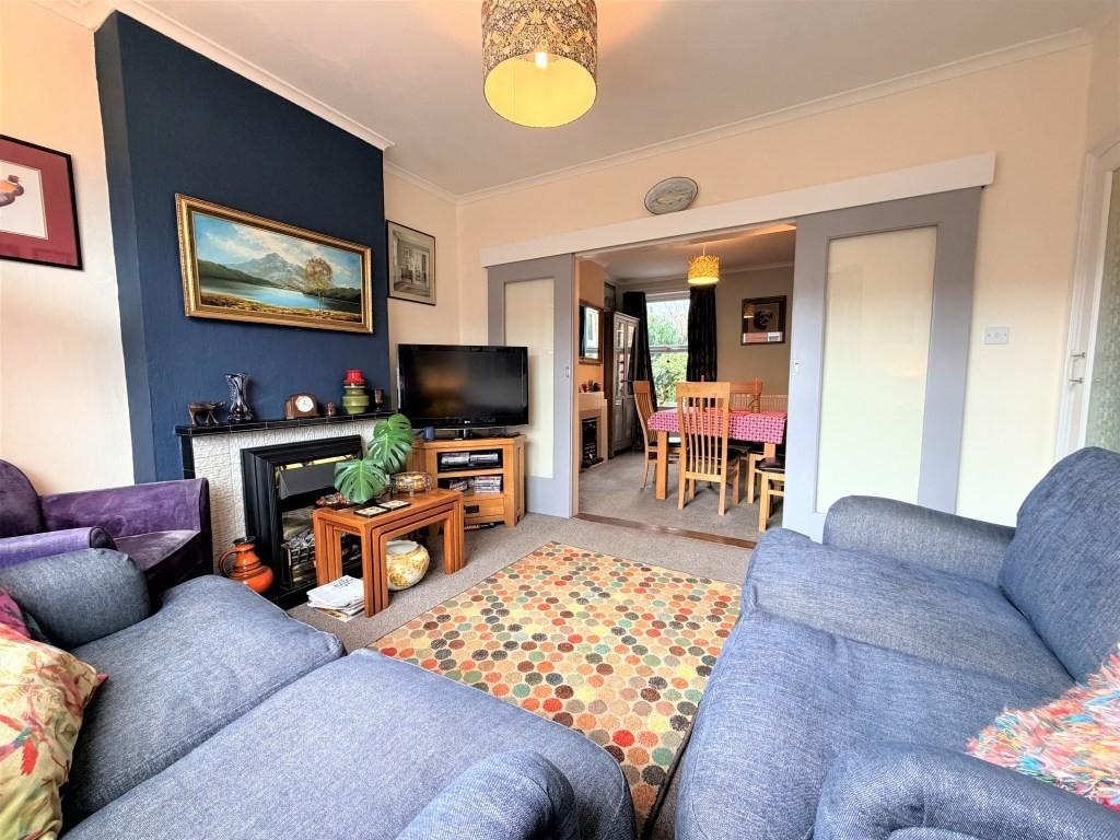 Dining room through sitting room