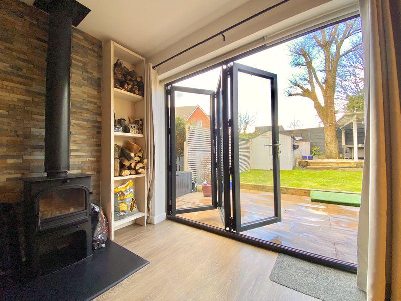 Bi Folds/Wood Burner