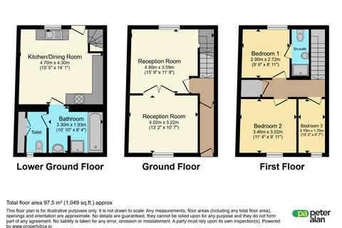 3 bedroom end of terrace house for sale, Institution Terrace, EBBW VALE
