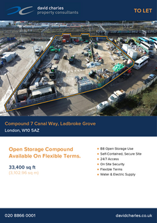 Land to rent, 2A Canal Way London W10 5AZ
