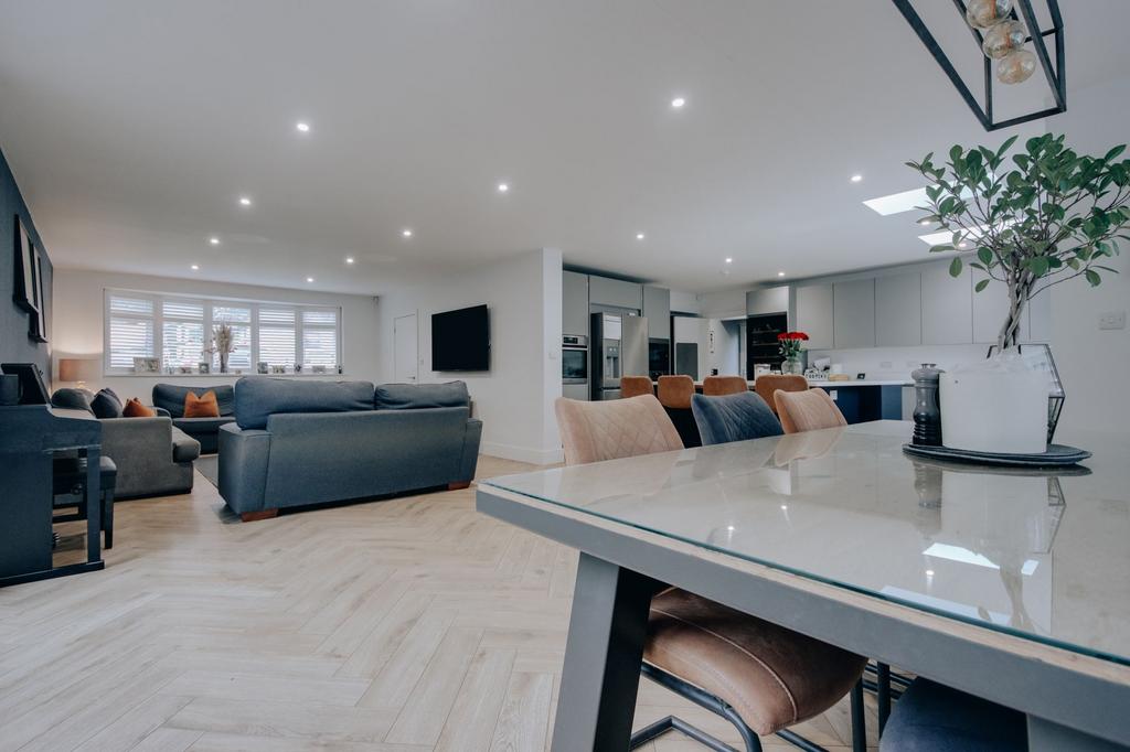 Open-plan living area