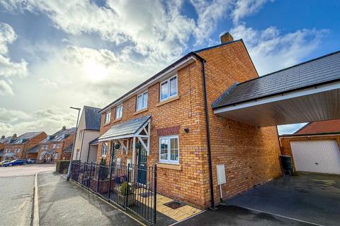 3 bedroom semi-detached house for sale, Batt Drive, Cheddon Fitzpaine, Taunton, Somerset.