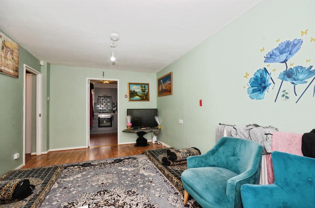 Living room, fireplace