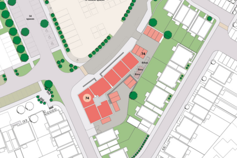 undefined, Plot 74, 1 bedroom apartment at The Market Quarter BTR, The Market Quarter EX20