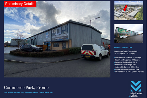 Warehouse to rent, Marshall Way Frome BA11 2FB