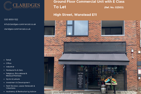 Retail property (high street) to rent, 73 High St London E11 2AE
