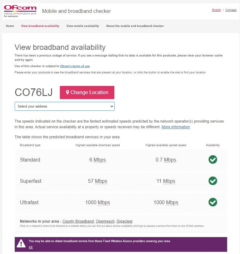 Broadband Check