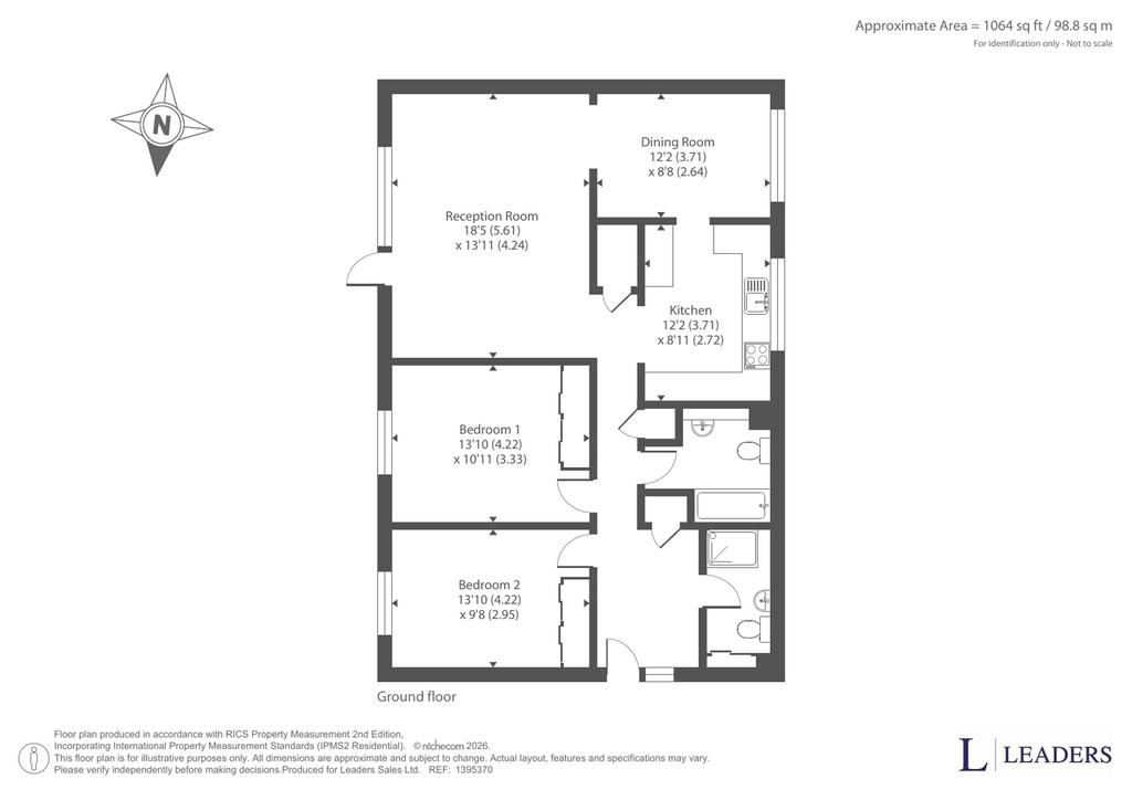 2 bedroom apartment for sale - Floor Plan