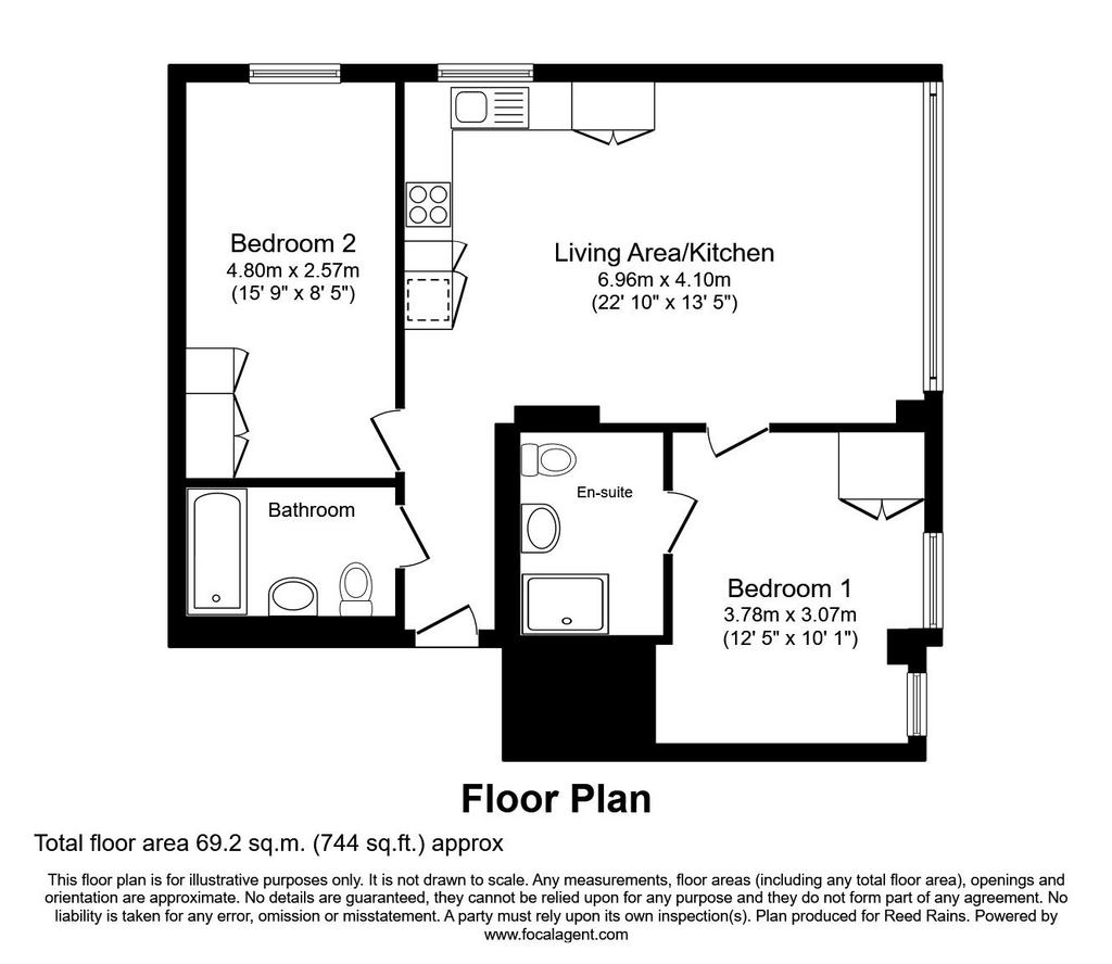 2 bedroom apartment for sale - Floor Plan