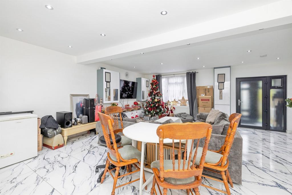 Open-plan living area, open plan living