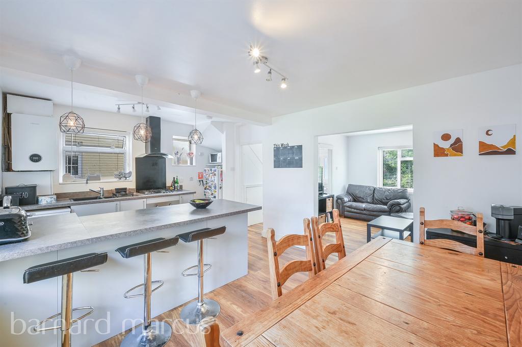 Open-plan living area, open plan living