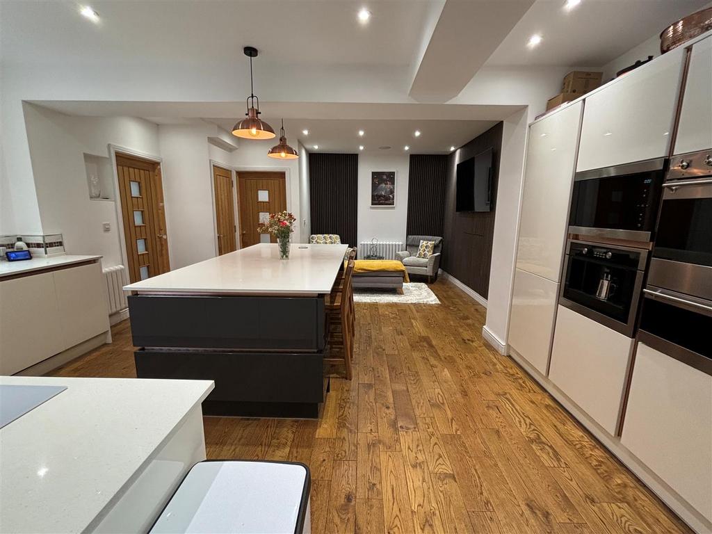 Kitchen, Dining and Living space