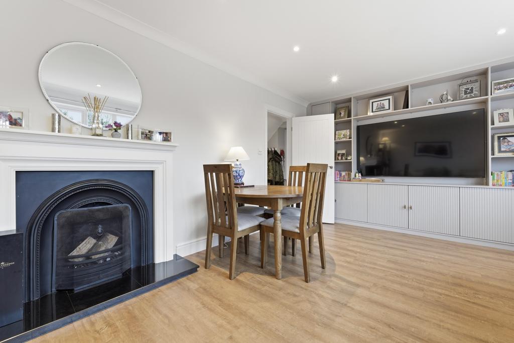 Living room, fireplace