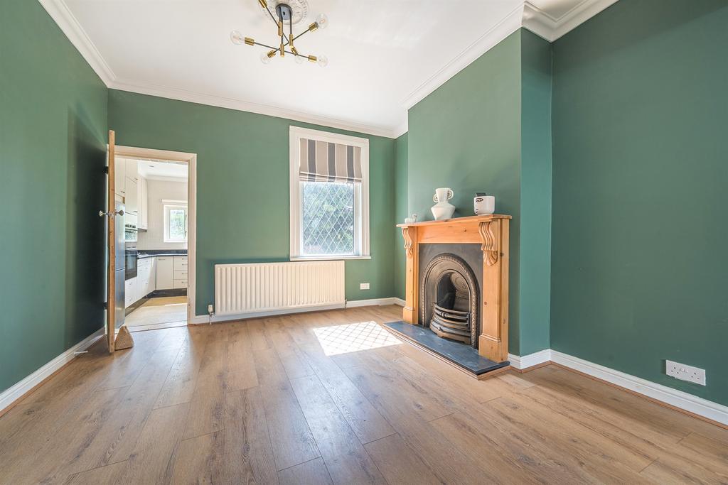 Living room, fireplace