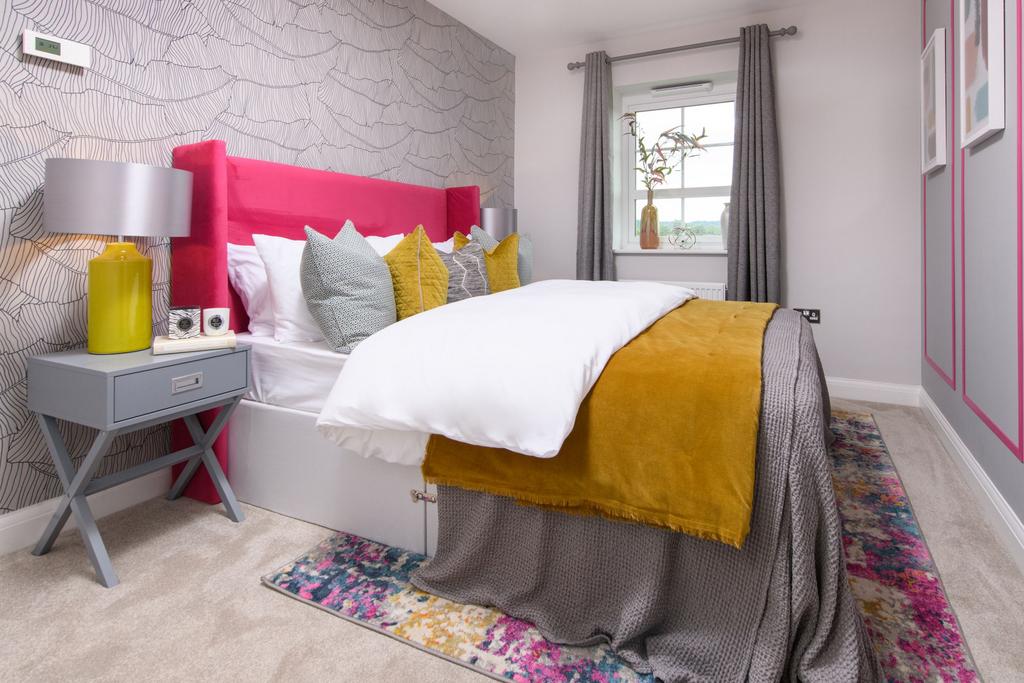 Internal image of the main bedroom in The...