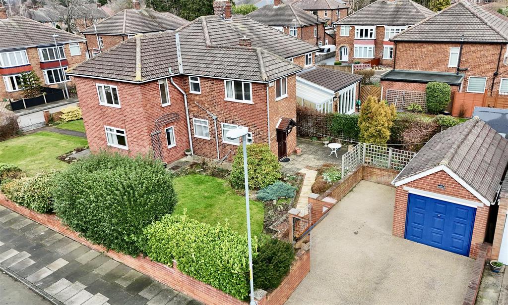 Rear, Driveway and Single Garage