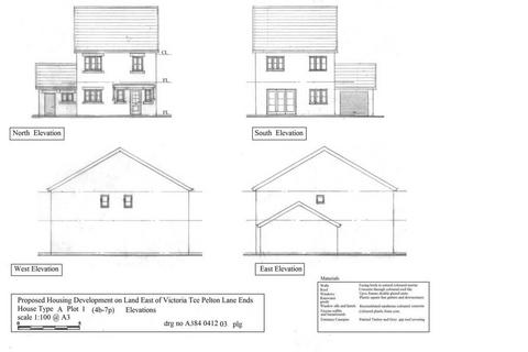 Land for sale, Victoria Terrace, Chester Le Street DH2