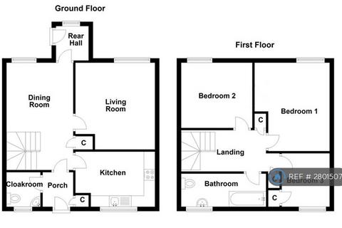 3 bedroom terraced house to rent, Akeld Close, Cramlington, NE23
