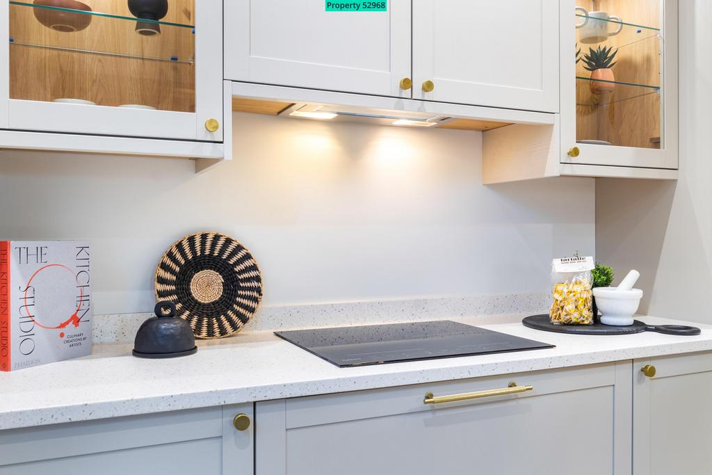 Beautiful kitchen with island and breakfast bar