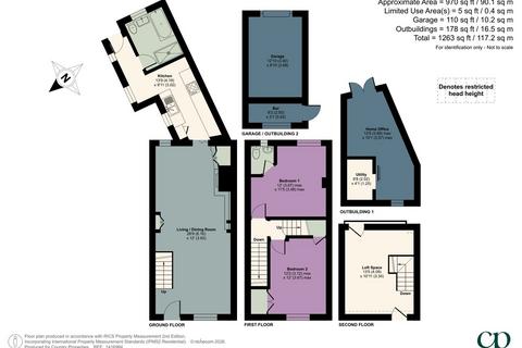 2 bedroom end of terrace house for sale, High Street, Arlesey, SG15