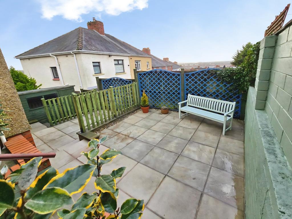 Rear patio