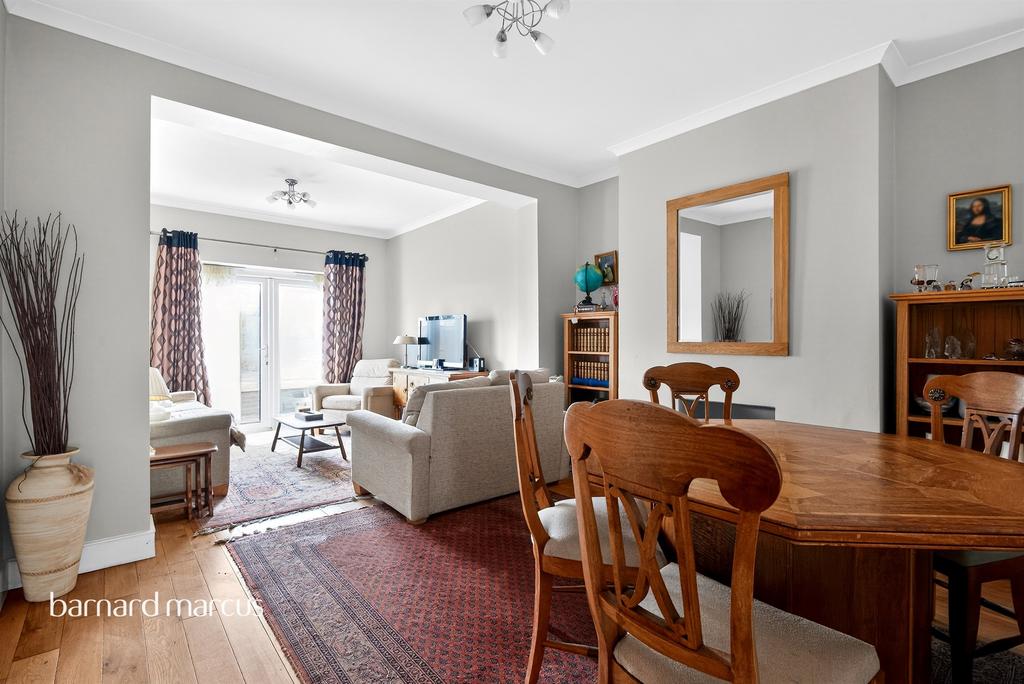 Open-plan living area, open plan living