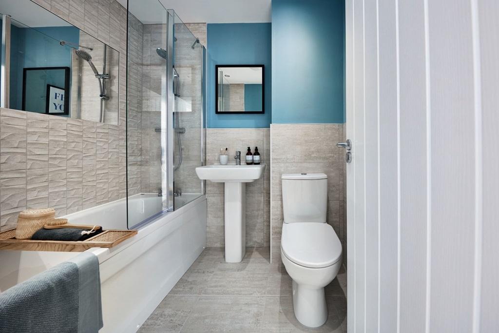 A Taylor Wimpey bathroom is easy to clean