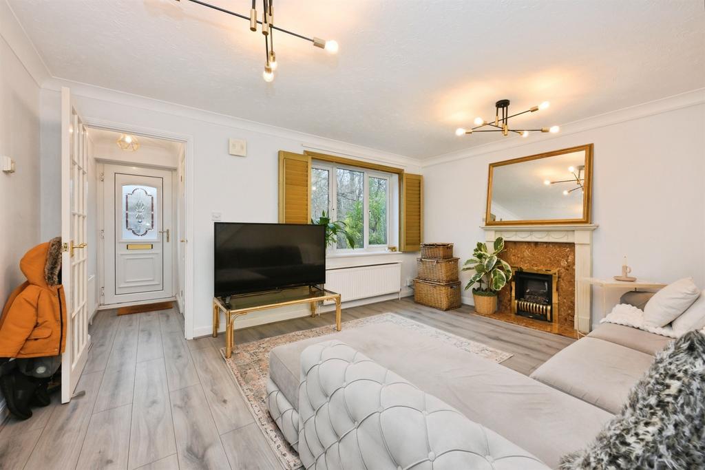 Living room, fireplace