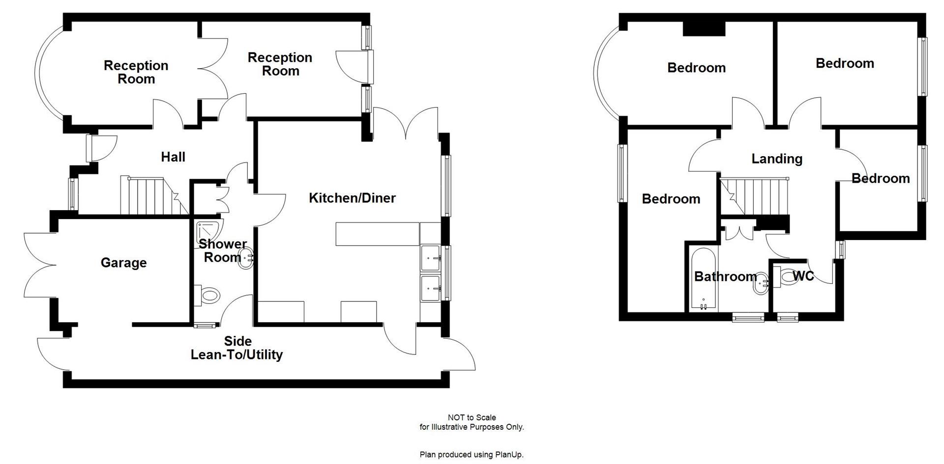 4 bedroom detached house for sale - Floor Plan