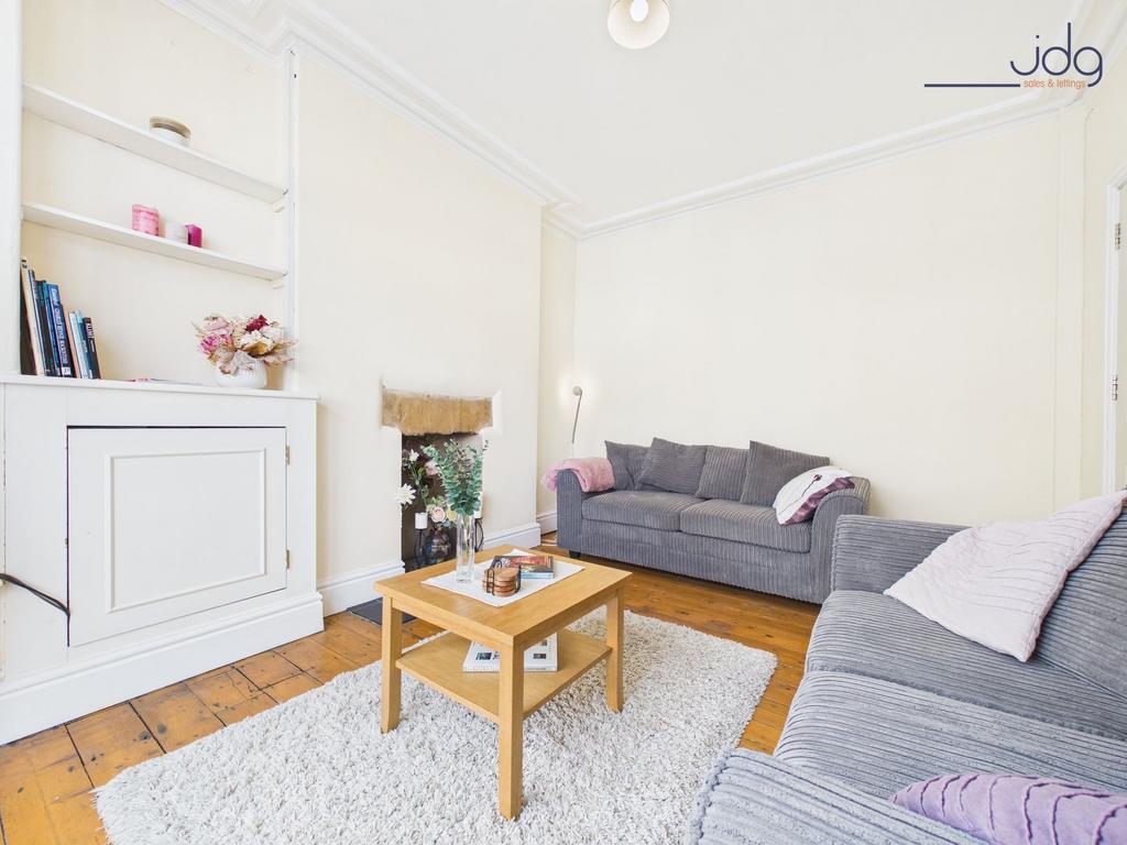 Bright front Lounge with bay windows