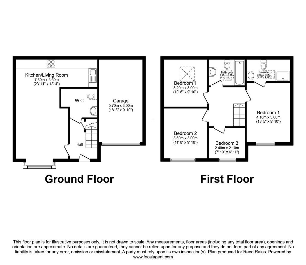 4 bedroom semi-detached house for sale - Floor Plan