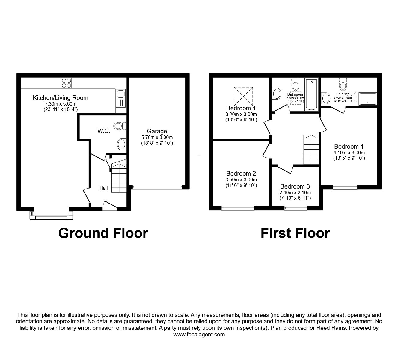 4 bedroom semi-detached house for sale - Floor Plan