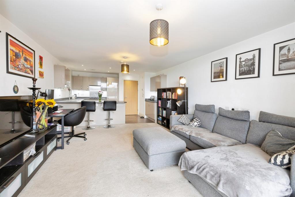 Open-plan living area, open plan living