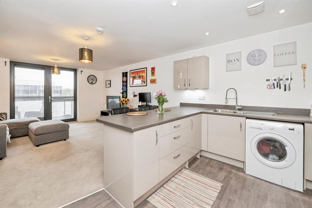 Open-plan living area, open plan living