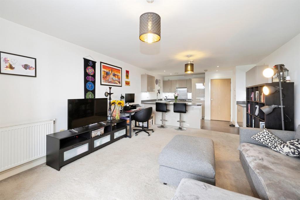 Open-plan living area, open plan living