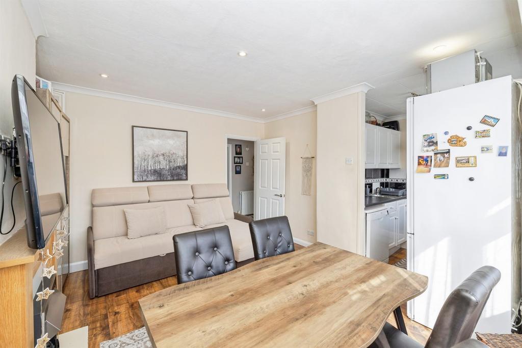Open-plan living area, open plan living