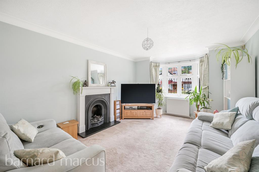 Living room, fireplace