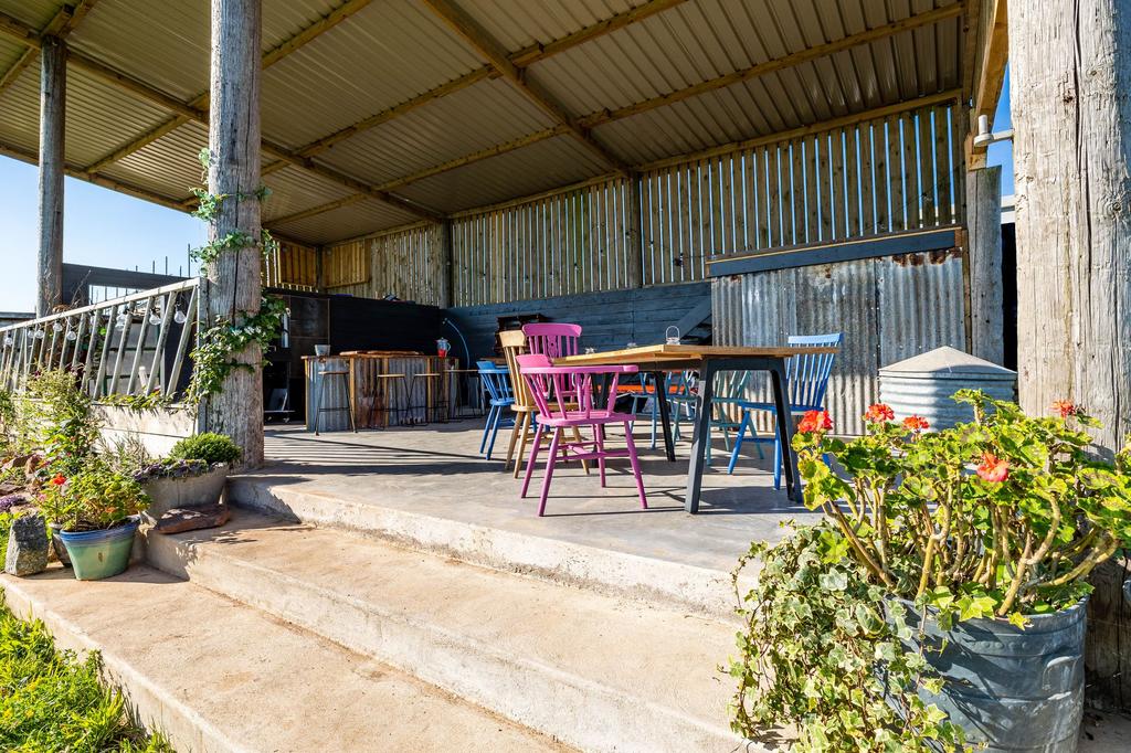 Barn and Outdoor Kitchen