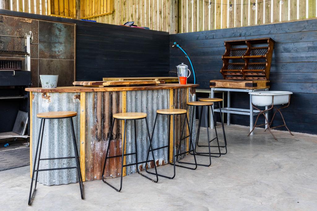 Barn and Outdoor Kitchen