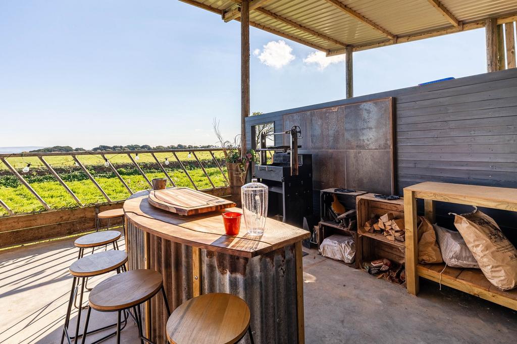 Barn and Outdoor Kitchen