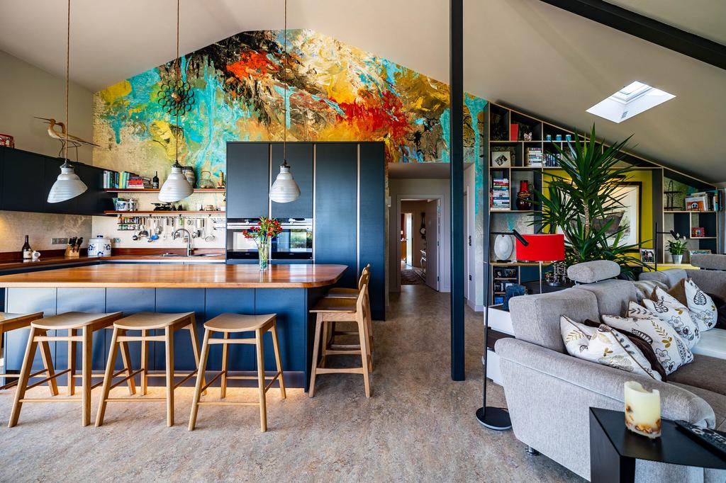Open Plan kitchen, dining and sitting room