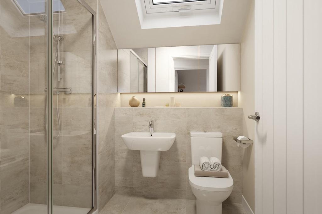 Stylish and practical shower room