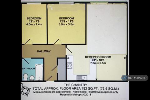 2 bedroom flat to rent, Alexandra Park Road, London, N22