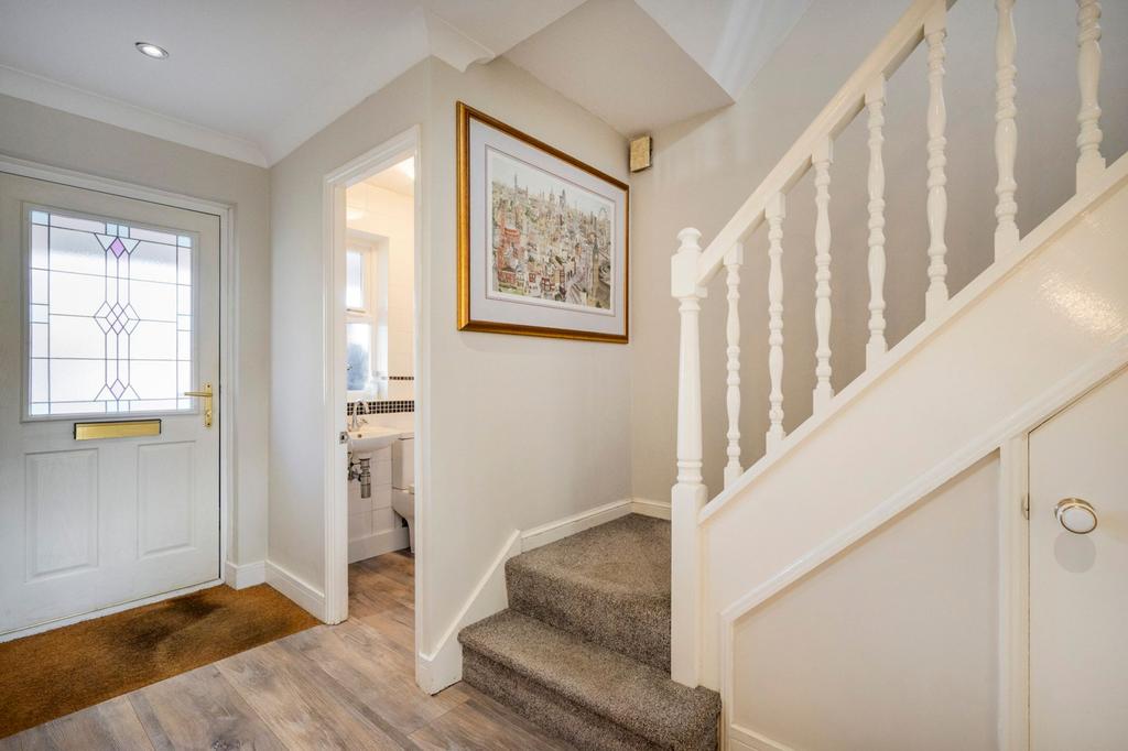 Generous Hallway with Cloakroom