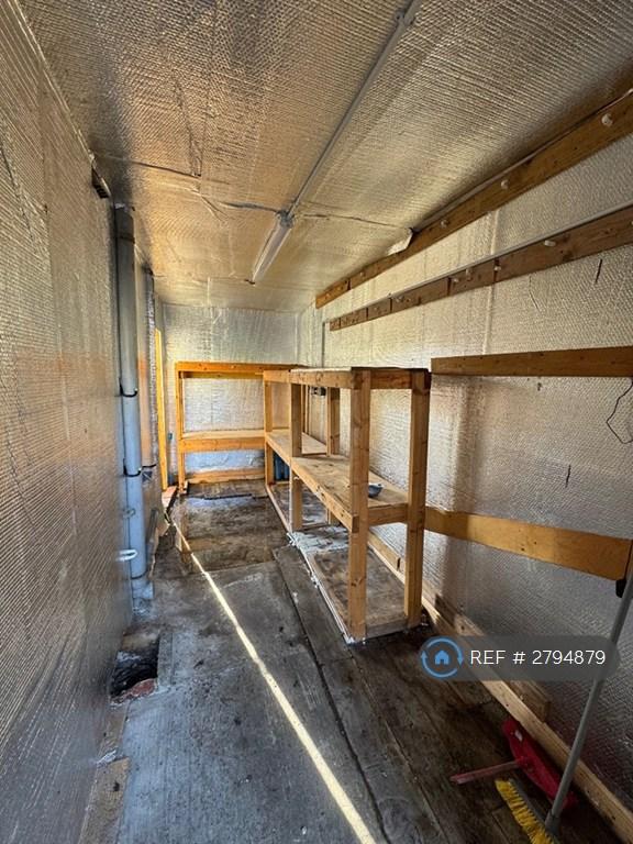 Inside Shed
