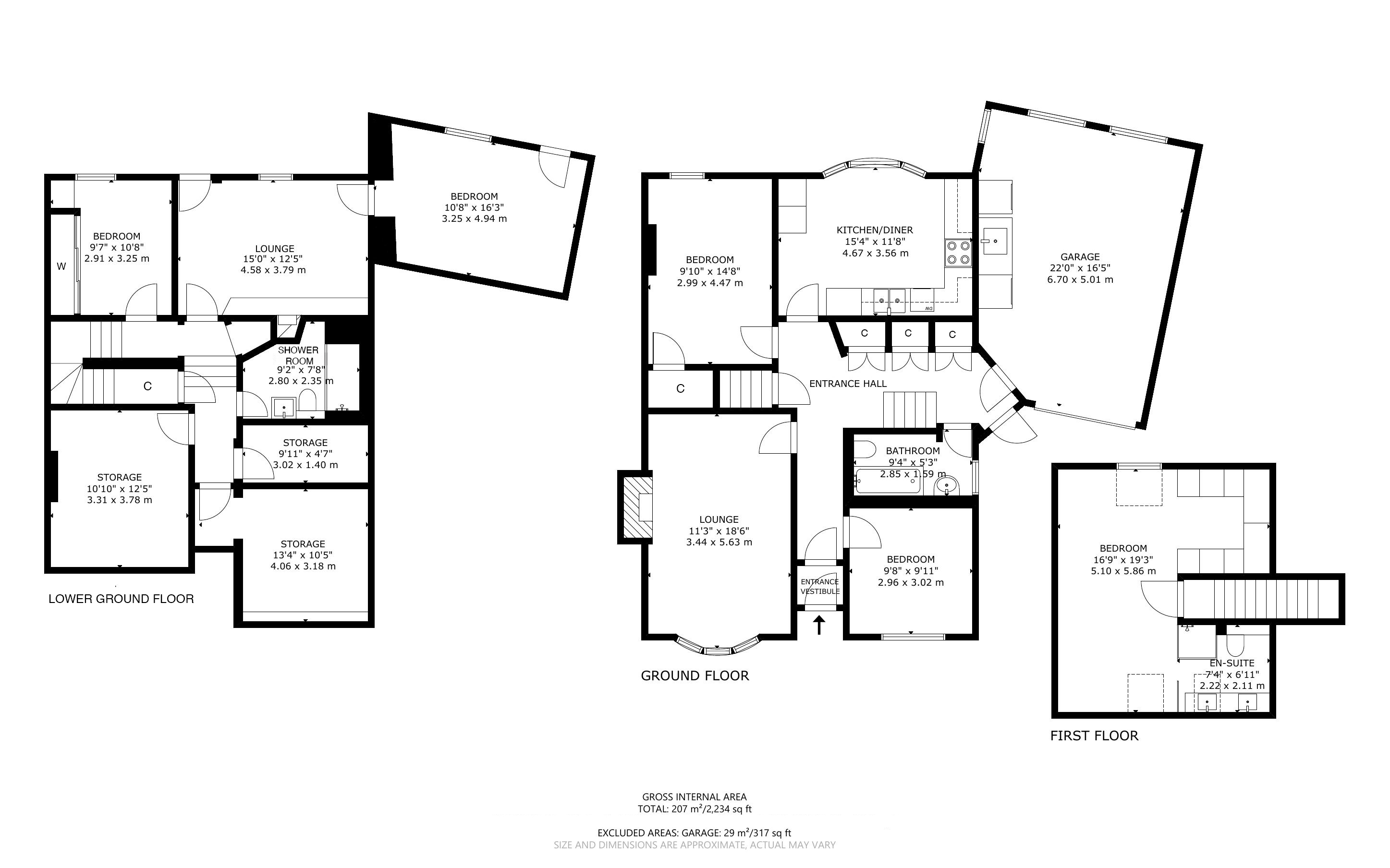 5 bedroom semi-detached house for sale - Floor Plan