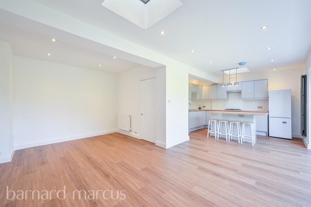 Open-plan living area, open plan living